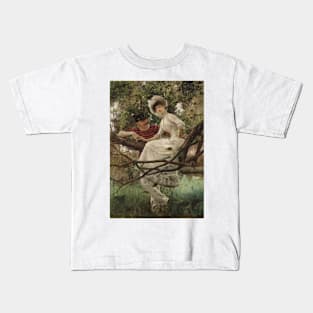 Idyll by Carl Larsson Kids T-Shirt